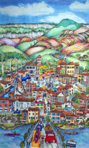 Saint Antonin Noble Val, France